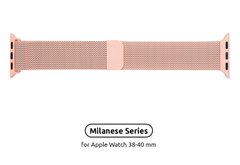 Ремешок Armorstandart Milanese Loop Band для Apple Watch All Series 38/40 mm Pink (ARM55246)