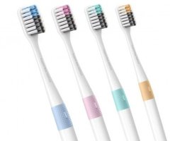 Набор зубных щеток Xiaomi DOCTOR B Colors 4 шт. (Bass method)