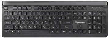 Клавиатура REAL-EL Comfort 7085 Black USB (EL123100032)