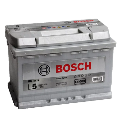 Автомобильный аккумулятор Bosch 75А 0092L50080