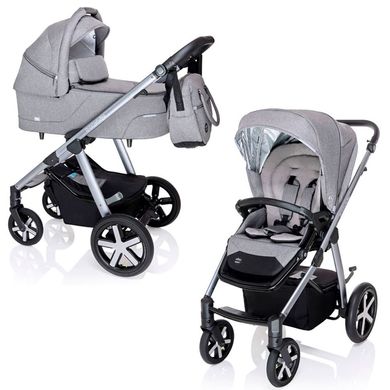 Дитяча коляска Baby Design Husky NR 2021 07 Gray (204340)