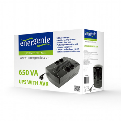 Джерело безперебійного живлення EnerGenie EG-UPS-001 650VA, (EG-UPS-001) (U0101049)