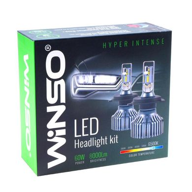 LED лампа Winso H4 12/24V 60W 6500K 8000Lm CSP 798400 (2 шт.)