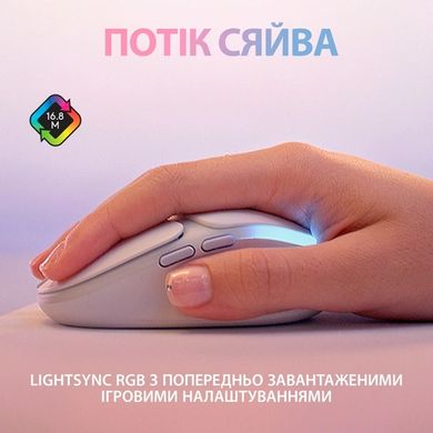 Миша Logitech G705 Gaming Wireless/Bluetooth White (910-006367)