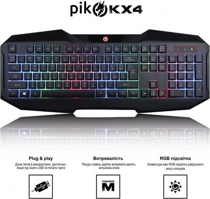 Клавіатура Piko KX4 Black