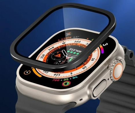 Захисне скло Drobak 3D Titanium A+ для  Apple Watch Ultra 2 | Ultra 49mm (Orange) (dr_323228)