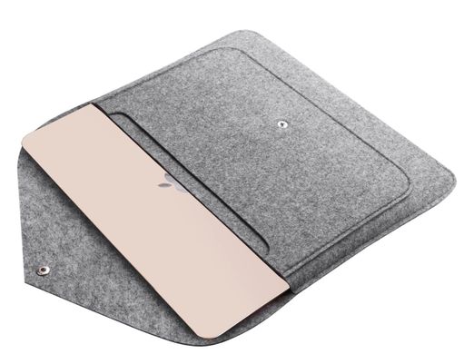 Чохол для ноутбука Gmakin Felt Cover for Macbook 13 new grey GM07-13New (ARM53117)