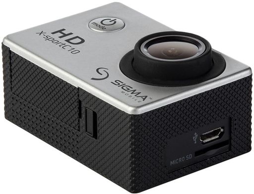Екшн-камера Sigma mobile X-sport C10 Aqua BOX KIT Silver