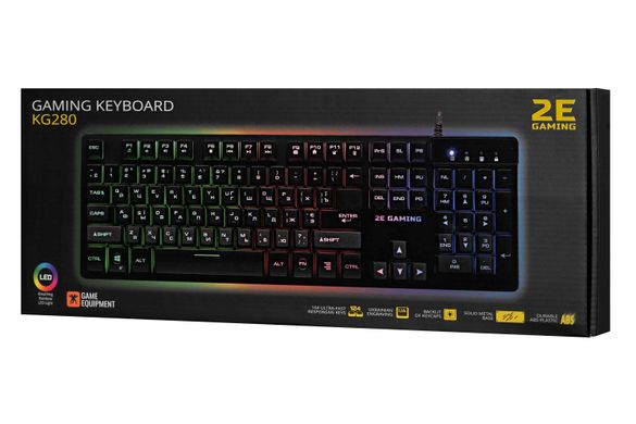 Клавіатура 2E Gaming KG280 Black (2E-KG280UB)