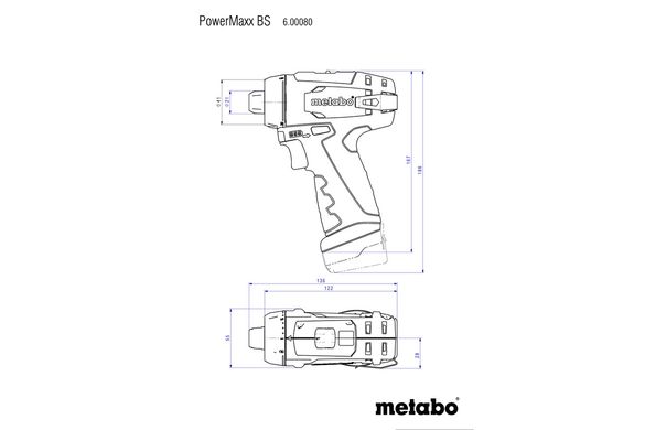 Шурупокрут Metabo PowerMaxx BS Basic (600984500)