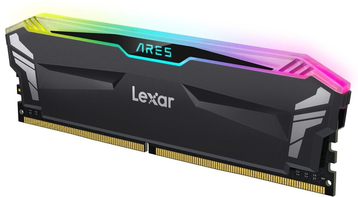 Оперативна пам'ять Lexar 16 GB (2x8GB) DDR4 3600 MHz Ares RGB Black (LD4BU008G-R3600GDLA)
