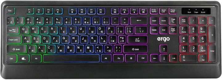 Клавіатура Ergo KB-635 USB Black