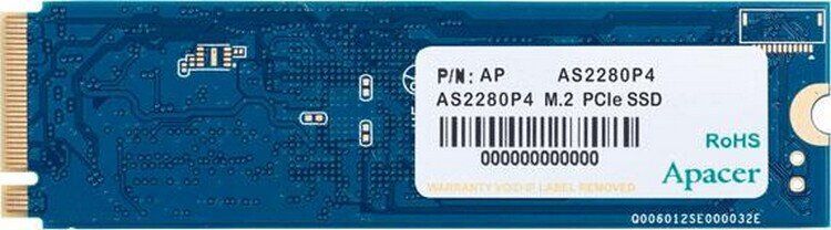 SSD-накопичувач Apacer AS2280P4 1TB PCIe 3.0x4 M.2 (AP1TBAS2280P4-1)