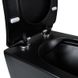 Унитаз подвесной Qtap Scorpio безободочный с сиденьем Slim Soft-close QT1433053ERMB