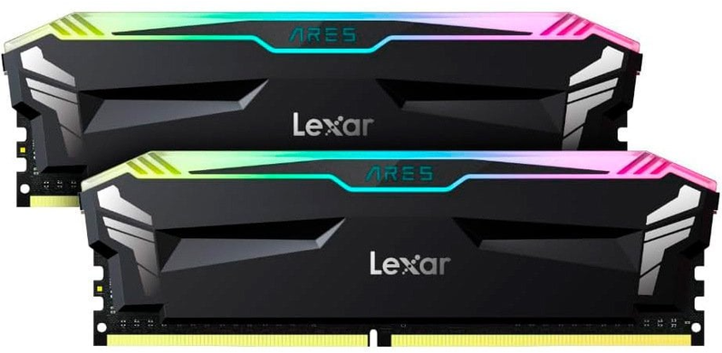 Оперативная память Lexar 16 GB (2x8GB) DDR4 3600 MHz Ares RGB Black (LD4BU008G-R3600GDLA)