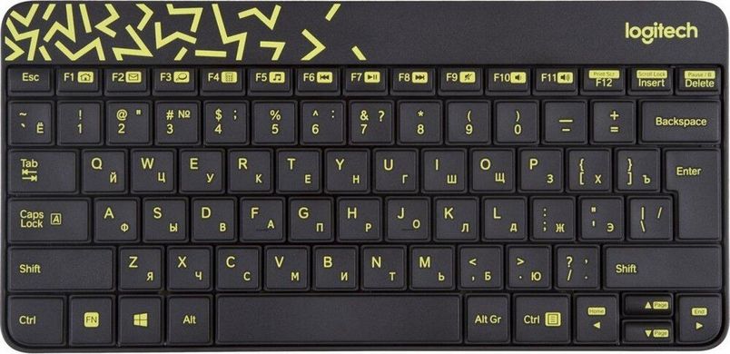 Комплект (клавіатура, мишка) безпровідний Logitech MK240 Black USB (920-008213)