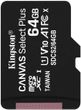 Карта пам'яті Kingston MicroSDHC 64GB UHS-I Class 10 Kingston Canvas Select Plus R100MB/s (SDCS2/64GBSP)