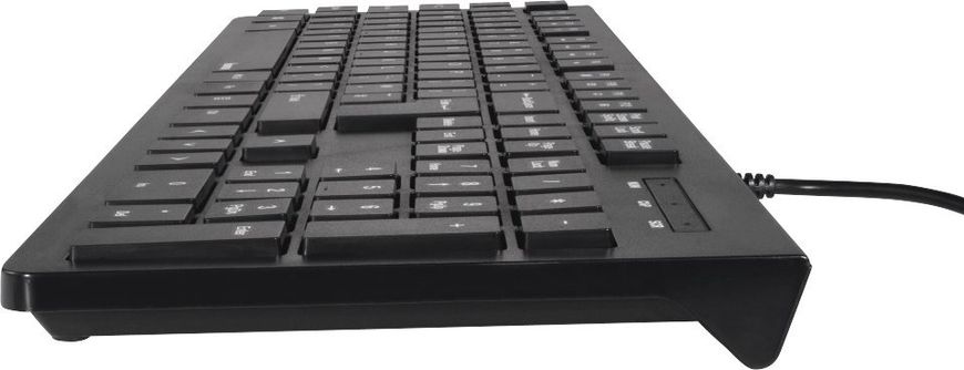Клавиатура Hama KC-200 105key, USB-A, EN/UKR, черный