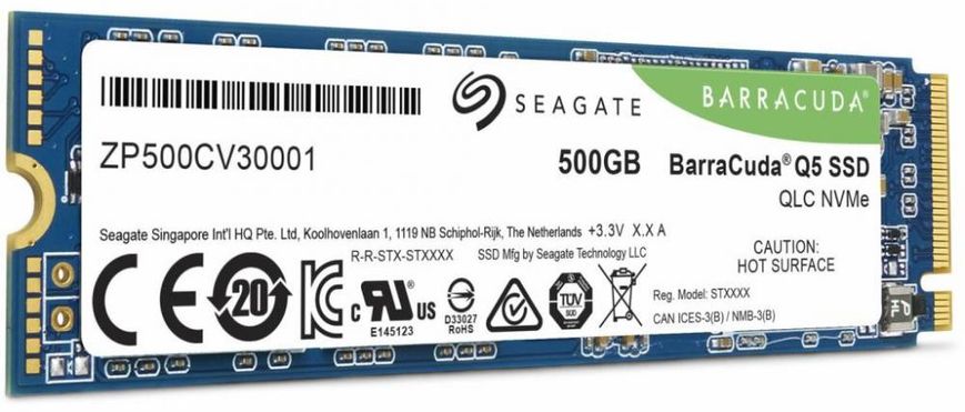 SSD накопичувач Seagate BarraCuda Q5 500 GB (ZP500CV3A001)