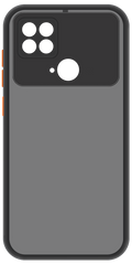 Чохол MakeFuture Xiaomi Poco C40 Frame (Matte PC+TPU) Black (MCMF-XPC40BK)