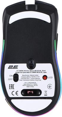 Мышь 2E GAMING MG350 WL, RGB USB Black
