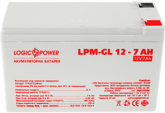 Акумулятор для ДБЖ LogicPower Гелевий 12V 7Ah (LP6560)