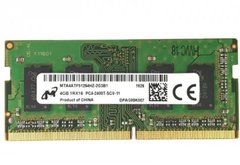 Оперативна пам'ять Micron SO-DIMM 4GB/2400 Оперативна пам'ять Crucial (MTA4ATF51264HZ-2G3B1)