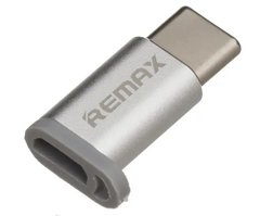 Адаптер Remax OTG RA-USB1 micro-type-c Silver