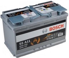 Автомобільний акумулятор Bosch 80А 0092S5A110