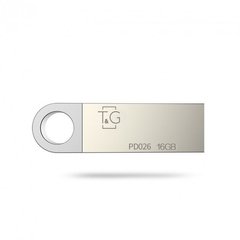 Флешка T&G USB 16GB 026 Metal Series Silver (TG026-16G)