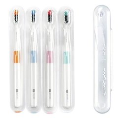 Набор зубных щеток Xiaomi Dr.BEI Bass Toothbrush 4+1 (4 щетки +1 футляр)
