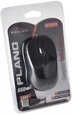 Миша Media-Tech Plano USB Black (MT1091K)