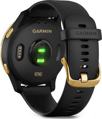 Смарт-годинник Garmin Venu Black with Gold (010-02173-33)