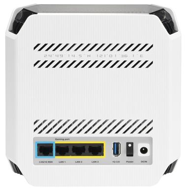 Wi-Fi роутер Asus ROG Rapture Gaming Mesh System GT6 White 1pk (90IG07F0-MU9A30)