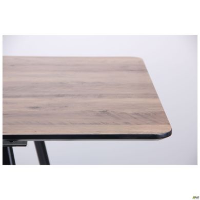 Розкладний стіл AMF Orlando чорний/МДФ дуб шервуд (545115)