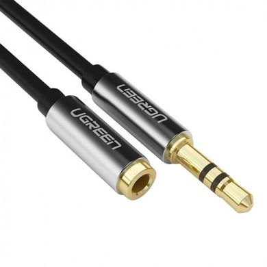 Подовжувач UGREEN AV119 3.5 mm to 3.5 mm Audio Cable, 2 m Black 10735