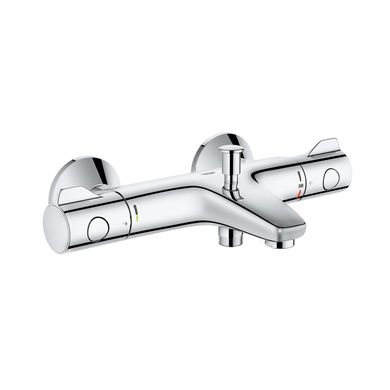 Смеситель для ванны GROHE Grohtherm 800 34567000 с душевым гарнитуром New Tempesta 27853001