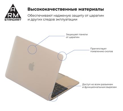 Чохол Armorstandart TPU Matte Shell для MacBook Pro 16 (A2141) Purple (ARM58993)