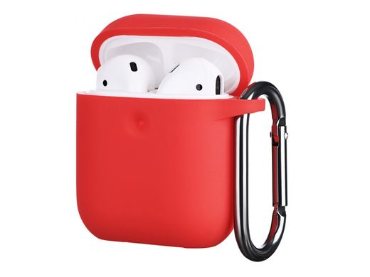 Чехол 2Е для Apple AirPods Pure Color Silicone (3.0mm) Red (2E-AIR-PODS-IBPCS-3-RD)