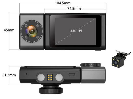 Відеореєстратор Aspiring Alibi 9, GPS, 3 Cameras, SpeedCam (CD1MP20GAL9)