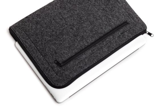 Чохол для ноутбука Gmakin Felt Cover horisontal для Macbook 13 new dark grey GM68-13New (ARM53126)