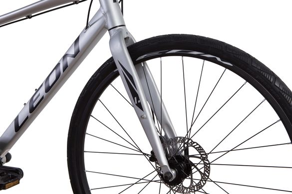 Велосипед 28" Leon HD-80 2021 серый (OPS-LN-28-015)