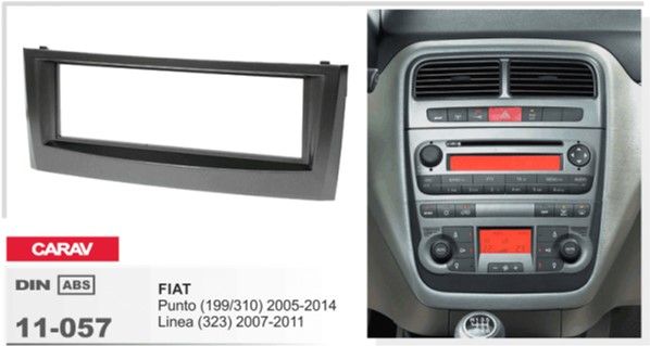 Перехідна рамка Carav 11-057 Fiat Punto/Linea 2005+
