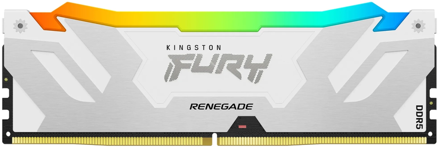 Оперативная память Kingston FURY Renegade White RGB DDR5-6400 64GB (2x32GB) CL32-39-39 1.4V XMP (KF564C32RWAK2-64)