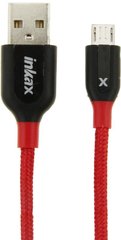 Кабель Inkax CK-30 Micro cable 1m Black/Red