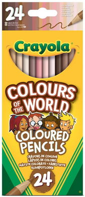 Набір кольорових олівців Crayola Colours of the World 24 шт (68-4607)