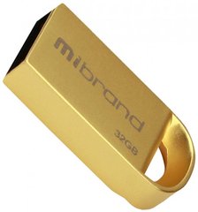 Флешка Mibrand USB 2.0 Lynx 32Gb Gold (MI2.0/LY32M2G)