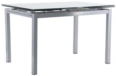 Раскладной стол AMF Мишель серый/стекло платина (521256)