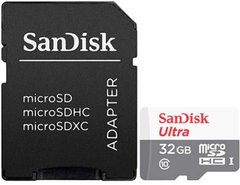 КП micro-SDHC SanDisk 32 GB Class 10 UHS-1 + SD adapter