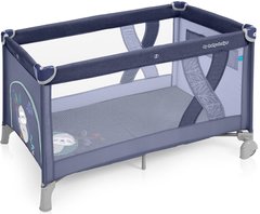 Дитяче ліжечко Baby Design SIMPLE 03 Blue (292576)